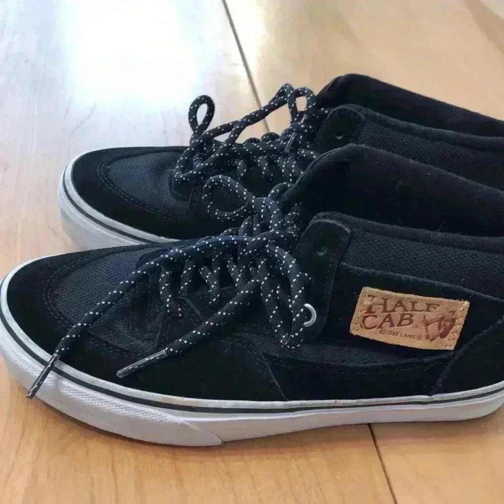 Vans Half Cab Steve Cabellero’s pro model black/white/tan suede skateboard shoe